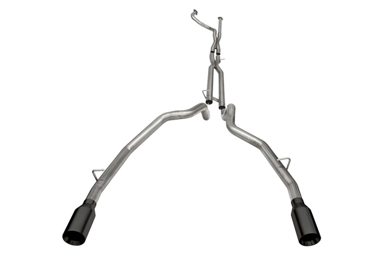 RAM TRX Performance Exhaust - Rear - CORSA Performance - Baja Catback, Dual Rear Exit - Black - `21-`24